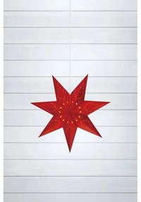 Decorațiune luminoasă de Crăciun roșie suspendată Saturnus – Markslöjd