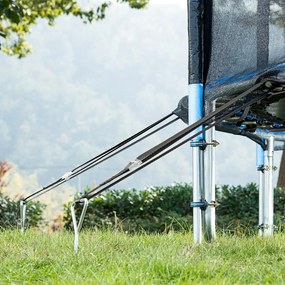 Set de ancore pentru sol, 4 bucăți, 42,5x8,5cm, argintiu Monzana