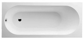 Cada de baie Solo 180x80x47 cm, Quaryl, alba 1800x800 mm