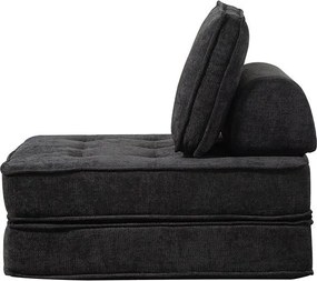 Canapea multifuncțională extensibilă CALMERO - negru