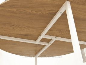 Masă de sufragerie Bird (stejar + alb). 1111739