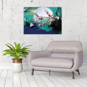 Tablou - Copac,grafic (70x50 cm)