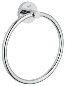 Set coloana dus si baterie lavoar Grohe Cosmopolitan cu accesorii baie Grohe Essentials, crom