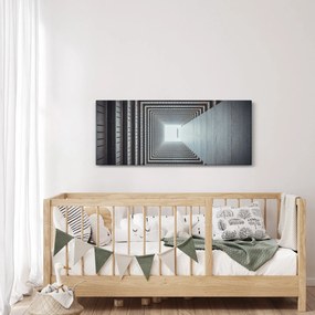 Tablou - Vedere din interiorul clădirii (120x50 cm)
