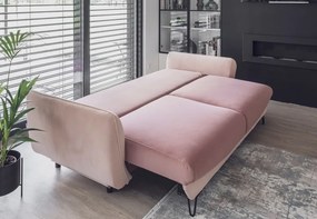 Canapea Silva extensibil, 236x95x90 cm – Velvetmat 24, Mat Velvet 61