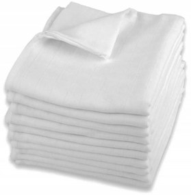 Scutece din pânză de bumbac Baby Nellys - TETRA BASIC 70x80 cm, 20 buc. în pachet.