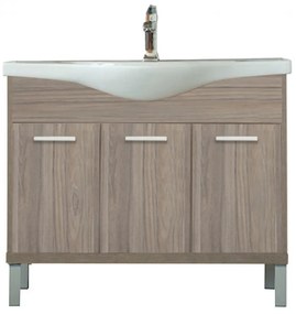 Dulap inferior pentru mobilă Nerva 105 cm, cu lavoar, ulm Rauna