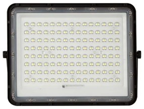 Proiector LED solar de exterior LED/20W/3,2V 6400K negru + telecomandă