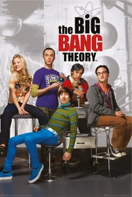 Poster Teoria Big Bang - Personaje