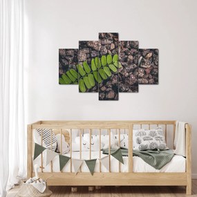 Tablou cu planta verde (150x105 cm)