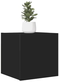 vidaXL Dulapuri TV montaj pe perete, 2 buc., negru, 30,5x30x30 cm