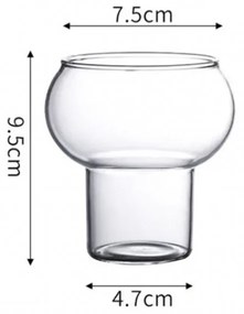 Pahar bubble din sticlă borosilicată, 250 ml