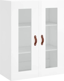 vidaXL Dulap cu montaj pe perete, alb extralucios, 69,5x34x90 cm