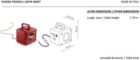 Veioza design retro realizat manual din ceramica INDUSTRIAL