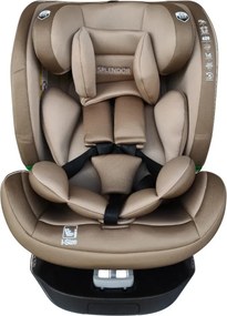 Scaun auto ISOFIX rotatie 360 grade NOVOKIDS Splend'or Edition HD-18, R129 i-Size, 40-150 cm, 0-36 kg, Bej
