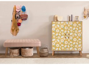 Mobilier pentru hol Maluxe Posy (Stejar sonoma + Piatră). 1089076