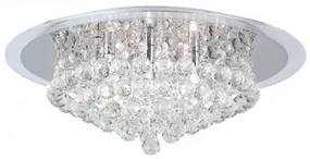 Plafoniera eleganta cristal K9 diam. 50cm Gloria DLU 2378/6/50 chrom OR