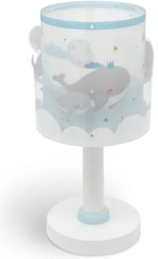 Veioză pentru copii WHALE DREAMS 1xE14/8W/230V albastru Dalber 61171T