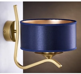 Jupiter 2115 - Aplică de perete KASZMIR 1xE27/15W/230V albastru/auriu