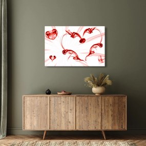 Tablou cu inima din fum (90x60 cm)