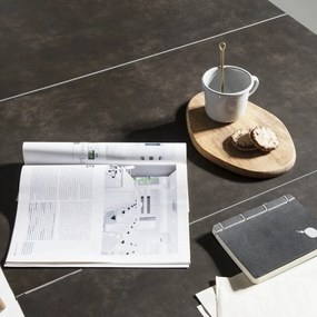 Masa dining extensibila design modern Walnut, 180-230x90cm AC-DT797