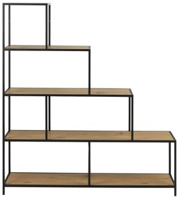 Bibliotecă SARON stejar/negru