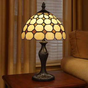 Brilagi - Lampă de masă Tiffany cu vitralii DORAN 1xE14/40W/230V