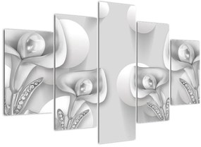 Tablou -Design flori (150x105 cm)