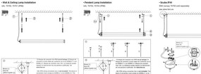 Lampa LED tavan de iluminat exterior SCUBA 36W