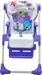 Scaun de masa pentru copii si bebe Baby Care™ CC reglabil in 3 trepte,pliabil, centura de siguranta, sezut comfortabil, masuta detasabila, pozitie