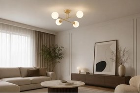Brilagi - Lustru aplicat MILO 4xE27/60W/230V auriu