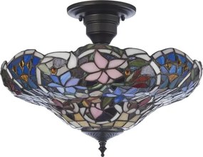 Endon 111915 - Plafonieră Tiffany SULLIVAN 3xE27/10W/230V Ø 40 cm