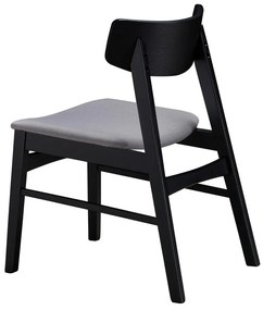 Scaun sufragerie Paramore  (stejar negru + gri deschis). 1099238