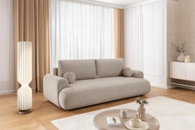 Canapea extensibilă Lotulis - tricot crem hidrofob Blur 01