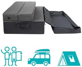 Saltea portabila, pliabila in geanta, 100*190*10 cm