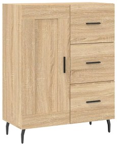 vidaXL Servantă, stejar sonoma, 69,5x34x90 cm, lemn compozit
