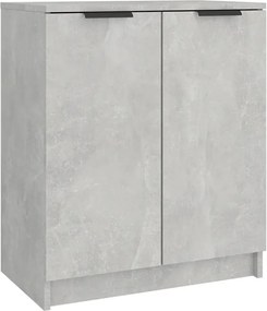 vidaXL Pantofar, gri beton, 59x35x70 cm, lemn prelucrat