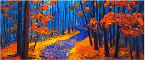 Tablou - Pădurea toamna (120x50 cm)