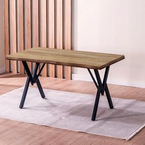 Masă Barton Nuc din MDF, Pentru Bucătărie sau Living