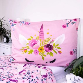 Lenjerie de pat copii Unicorn