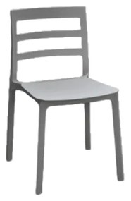 SCAUN RIGATO -POLIPROPILENA- HORECA - GRI