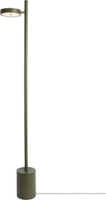 Lampadar LED din lemn de frasin verde Okinawa