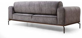 Canapea Extensibilă cu 3 Locuri Siesta Plain Back 3 Seater, Antracit