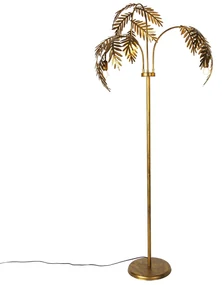 Lampă de podea inteligentă aurie 193 cm 3 lumini incl. 3 Wifi P45 - Botanica