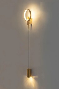 Aplica de perete cu 2 puncte de lumina COMO auriu