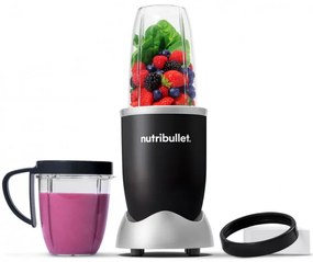 Blender Nutribullet NB606B, 600W, 700 ml, 20000 rpm, Zdrobire gheata, Fara BPA, Negru
