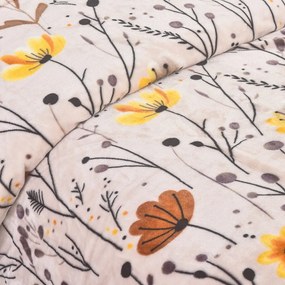 Lenjerie de pat din micropluș/cocolino pentru pat de o persoană 140x200 cm Valentina – My House