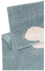 Covor pentru copii albastru lavabil/țesut manual din bumbac 120x160 cm Clouds Vintage Blue – Lorena Canals