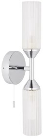 Endon NATORI 97172 - Aplica de perete pentru baie 2xG9/3W/230V IP44 crom lucios