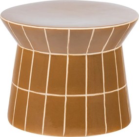 Măsuță auxiliară rotundă din ceramică ø 38 cm Plu – WOOOD